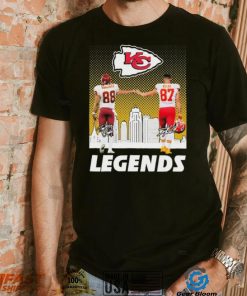 Tony Gonzalez And Patrick Travis Kelce Legends Kansas City Chiefs Signatures Shirt