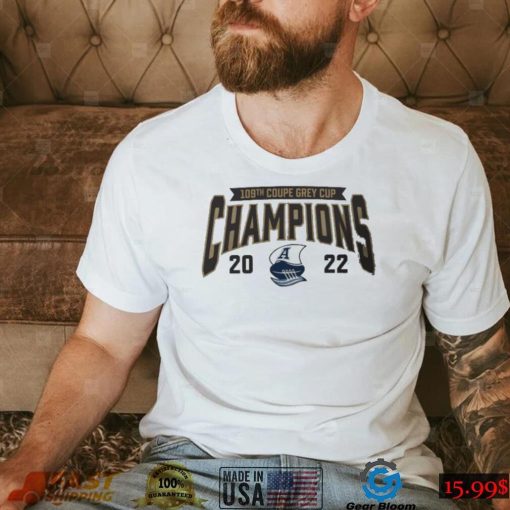 Toronto Argonauts 109th Coupe Grey Cup Champions 2022 Shirt