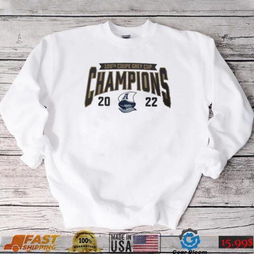 Toronto Argonauts 109th Coupe Grey Cup Champions 2022 Shirt