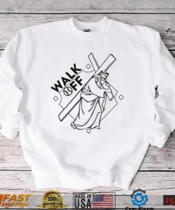 Troy P Silva Jesus walk off baseball art shirt