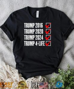 Trump 2024 Donald Trump 4 Life Republican election shirt