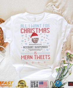 Trump Mean Tweets Christmas Ugly Sweatshirt