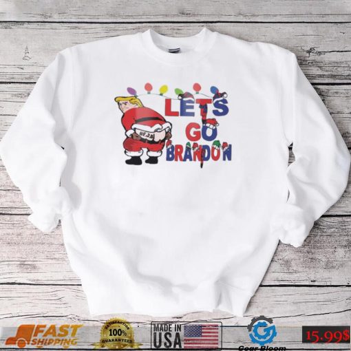 Trump Santa FJB Let’s Go Brandon Merry Christmas Shirt