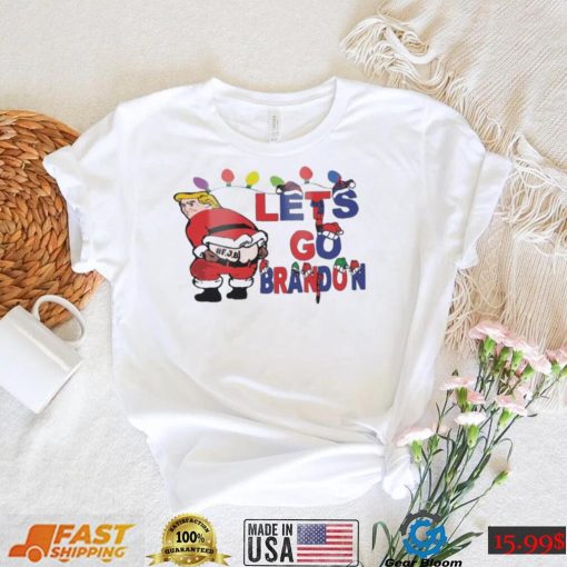 Trump Santa FJB Let’s Go Brandon Merry Christmas Shirt