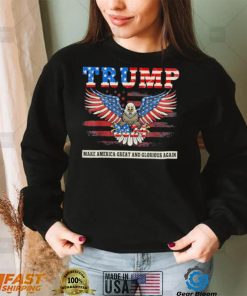 Trump magaga 2024 Trump announcement American eagle us flag shirt