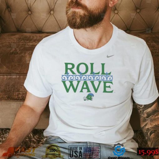 Tulane Green Wave Nike roll wave wrought iron shirt