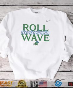 Tulane Green Wave Nike roll wave wrought iron shirt