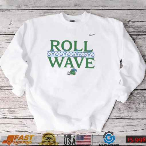 Tulane Green Wave Nike roll wave wrought iron shirt