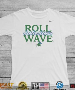 Tulane Green Wave Nike roll wave wrought iron shirt