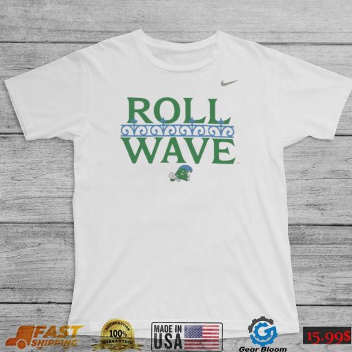 Tulane Green Wave Nike roll wave wrought iron shirt