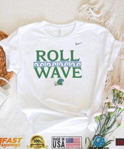 Tulane Green Wave Nike roll wave wrought iron shirt