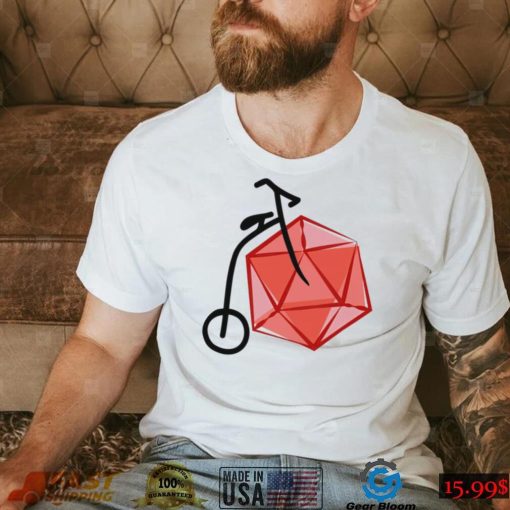 Twogether Studios Keith Baker D20 bike art shirt