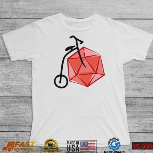 Twogether Studios Keith Baker D20 bike art shirt