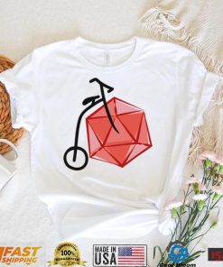 Twogether Studios Keith Baker D20 bike art shirt