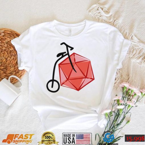 Twogether Studios Keith Baker D20 bike art shirt