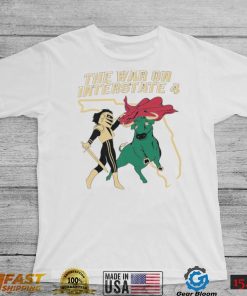 UCF Knights vs South Florida Bulls mascot the War on Interstate 4 shirt