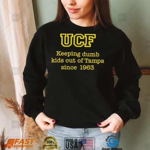 UCF keeping dumb kids out of Tampa 1963 retro shirt