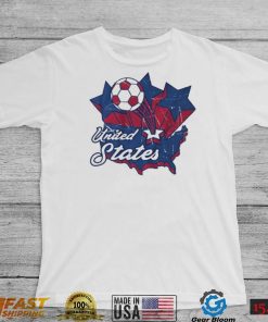 USA Soccer Vintage Map Shirt