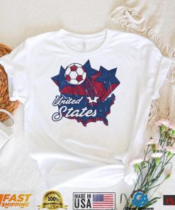 USA Soccer Vintage Map Shirt