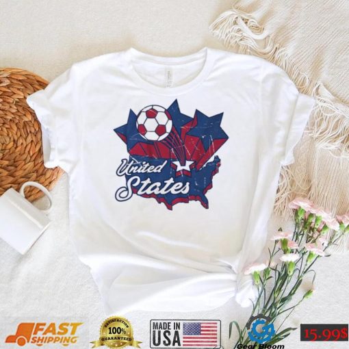 USA Soccer Vintage Map Shirt