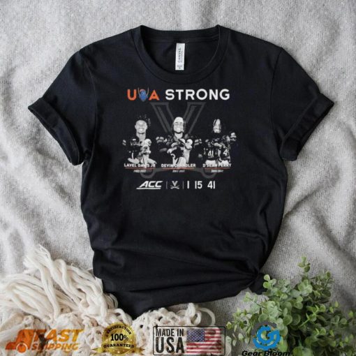 UVA Strong Virginia Tech Football Lavel Davis Jr Devin Chandler And D’Sean Perry Shirt