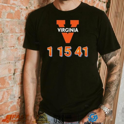 UVA Virginia 1 15 41 Shirt