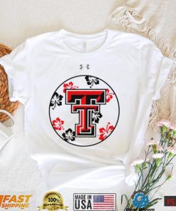 Under Armour Maui Hibiscus Texas Tech Red Riders logo shirt