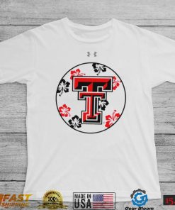 Under Armour Maui Hibiscus Texas Tech Red Riders logo shirt