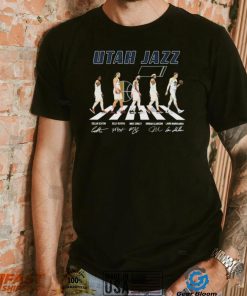 Utah Jazz Team Basketball Abbey Road Signatures Shirt