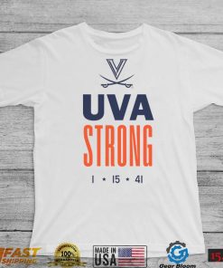 Uva Football Uva Strong 1 15 41 Tee Shirt