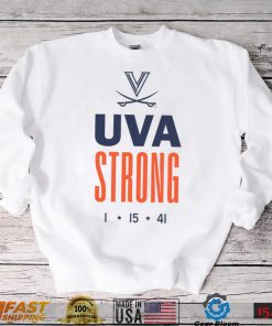 Uva Football Uva Strong 1 15 41 Tee Shirt