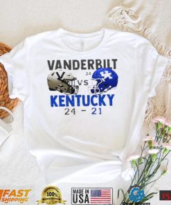 Vanderbilt 24 21 Kentucky football 2022 game day matchup final score shirt