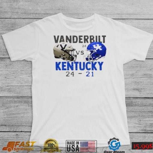 Vanderbilt 24 21 Kentucky football 2022 game day matchup final score shirt