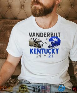 Vanderbilt 24 21 Kentucky football 2022 game day matchup final score shirt