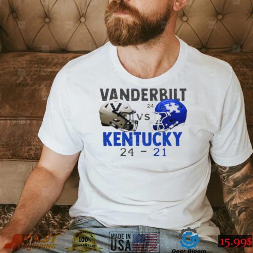 Vanderbilt 24 21 Kentucky football 2022 game day matchup final score shirt