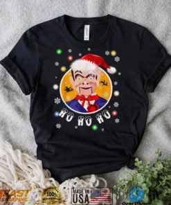 Ventriloquist Dummy In Santa Hat Christmas Shirt