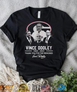 Vince Dooley 1932 – 2022 Thank You For The Memories T Shirt