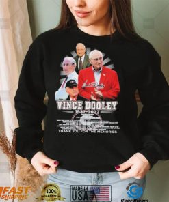 Vince Dooley Georgia Bulldogs 1932 2022 Thank You For The Memories Signature Shirt