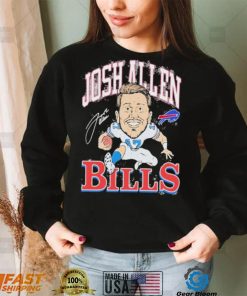 Vintage 17 Josh Allen Buffalo Bills Signature Shirt