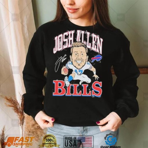 Vintage 17 Josh Allen Buffalo Bills Signature Shirt