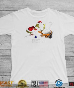 Vintage 1997 Dr. Seuss The Grinch Santa Claus shirt