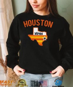 Vintage Houston Astros Baseball Team City Map Navy Sweatshirt