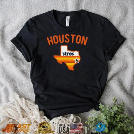 Vintage Houston Astros Baseball Team City Map Navy Sweatshirt