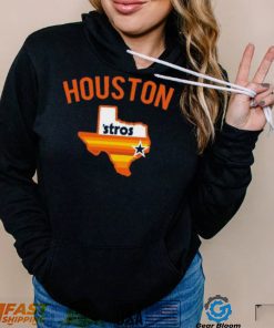 Vintage Houston Astros Baseball Team City Map Navy Sweatshirt