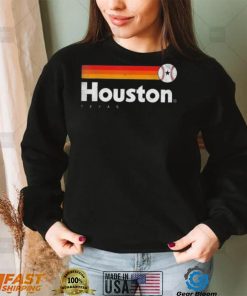 Vintage Houston Love Baseball Strong Vintage Stripes 2022 Shirt