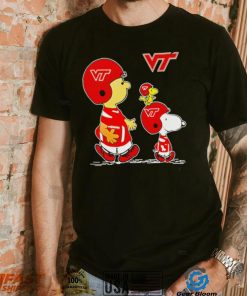 Virginia Tech Hokies Charlie Brown and Snoopy Woodstock shirt