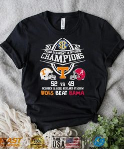 Vols Beat Bama 2022 Third Saturday In October Champions Shirt