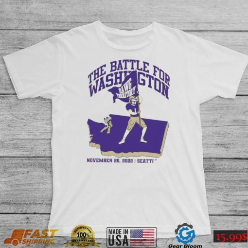 Washington Huskies the battle for Washington DAWG Territory shirt