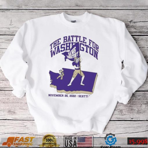 Washington Huskies the battle for Washington DAWG Territory shirt