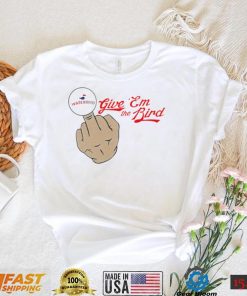 Waterbird give ’em the bird middle finger shirt